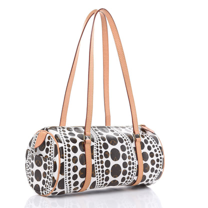 Louis Vuitton Monogram Kusama Pumpkin Dots Papillon 30 White 3 of 14