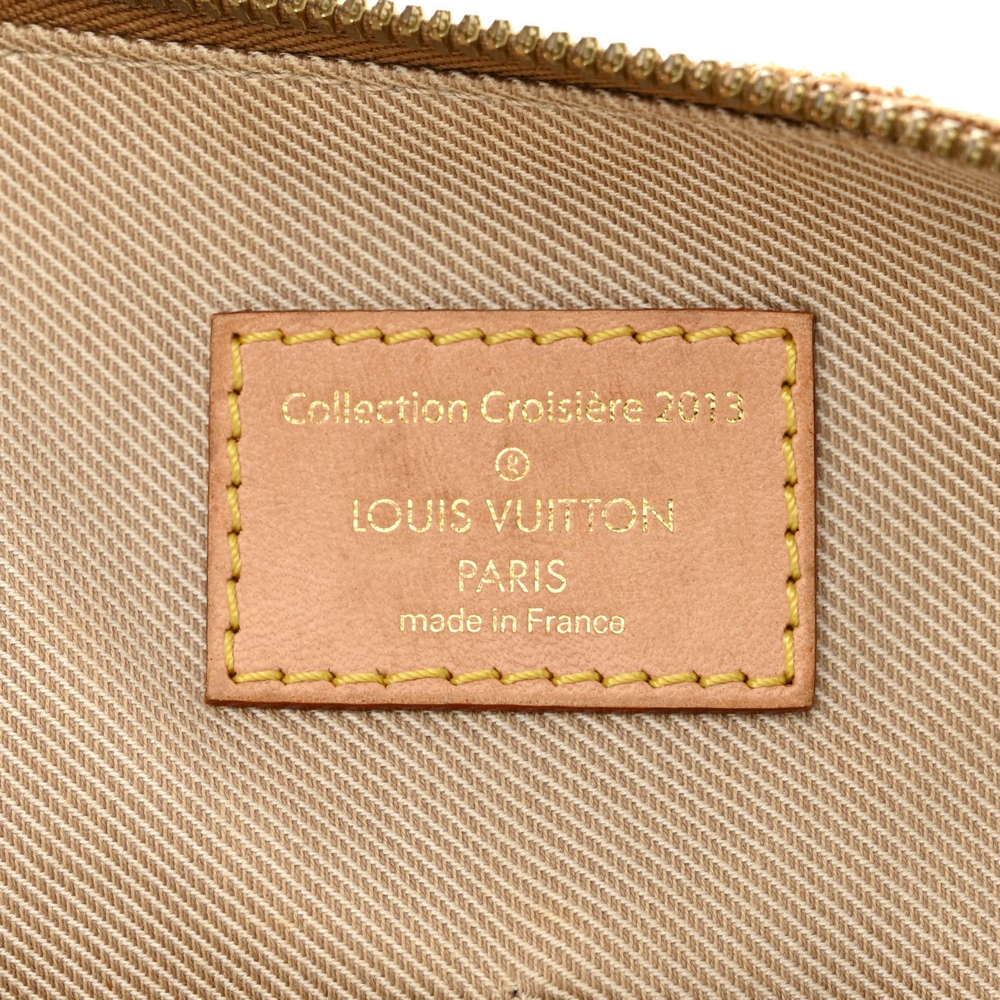 Denim Monogram Stone Speedy Bandouliere 35 Caramel