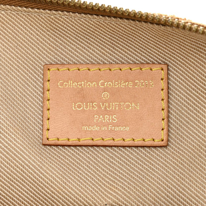 Louis Vuitton Denim Monogram Stone Speedy Bandouliere 35 Caramel 6 of 11