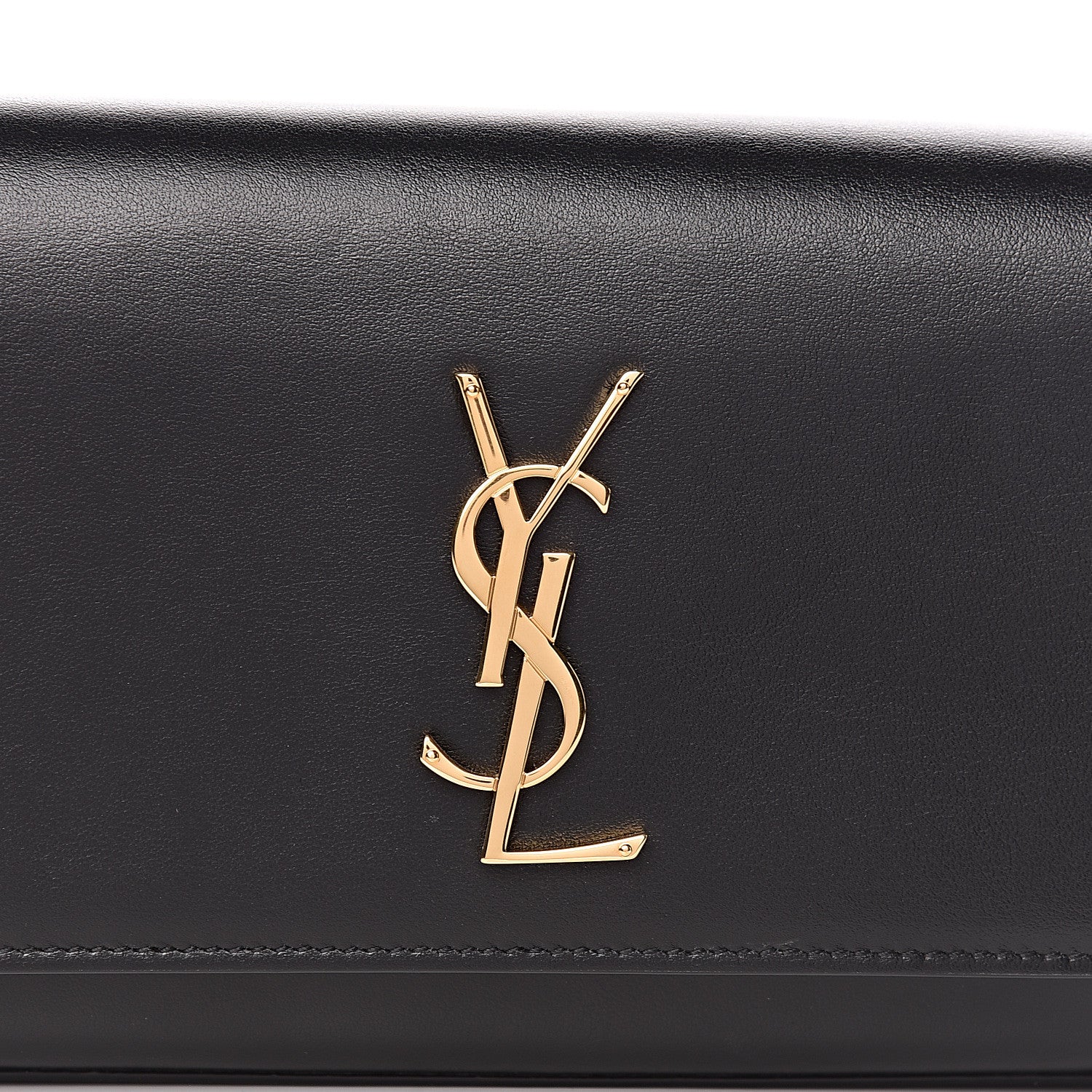Saint Laurent Smooth Calfskin Monogram Kate Belt Bag Black 9 of 9