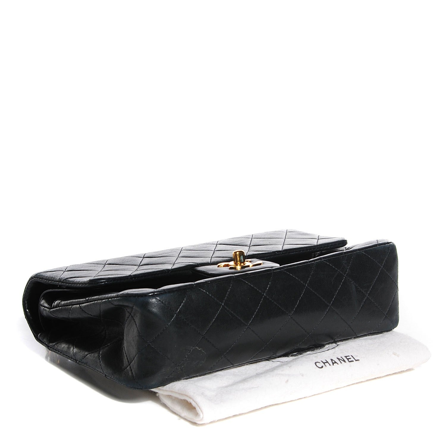 Chanel Lambskin Quilted Small Double Flap Black 4 of 8