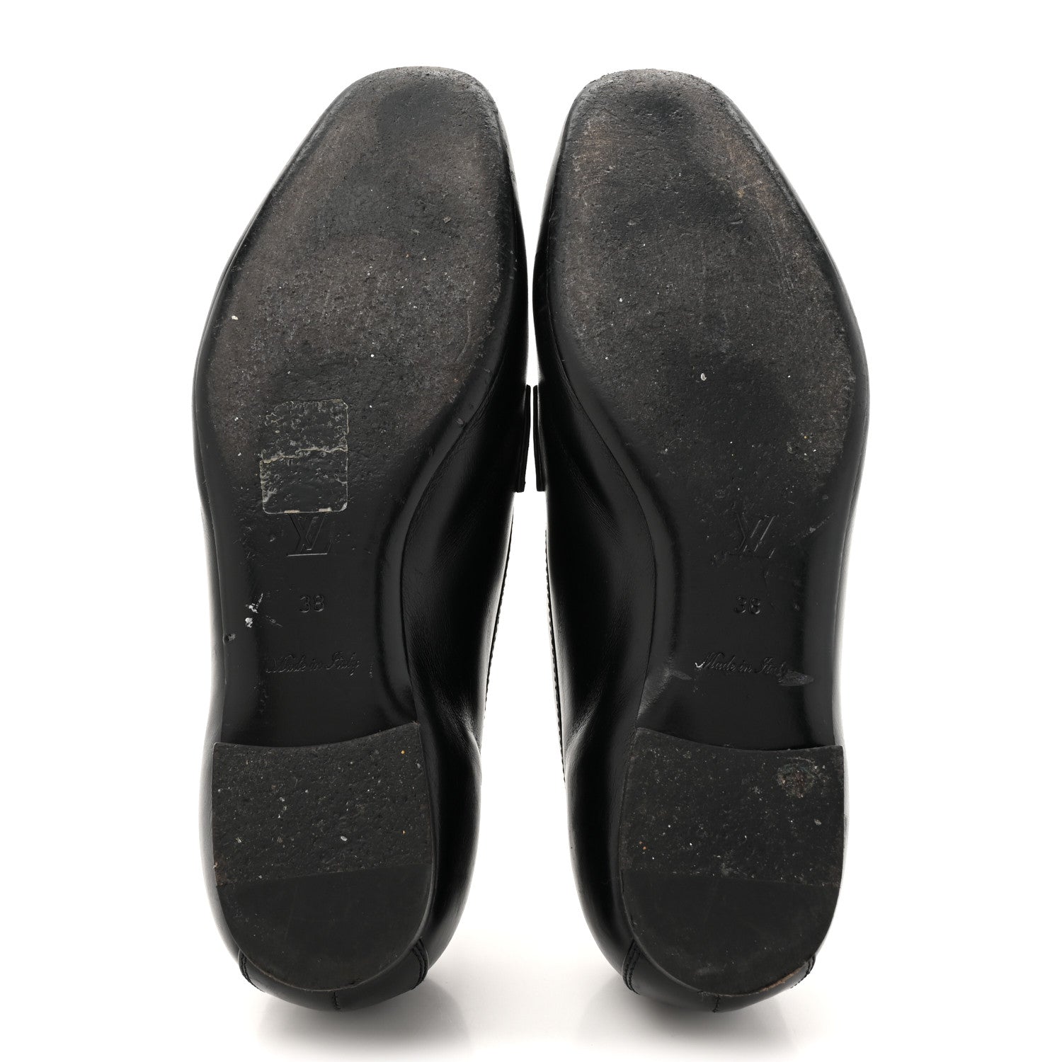 Louis Vuitton Calfskin Upper Case Flat Loafer 38 Black 6 of 9