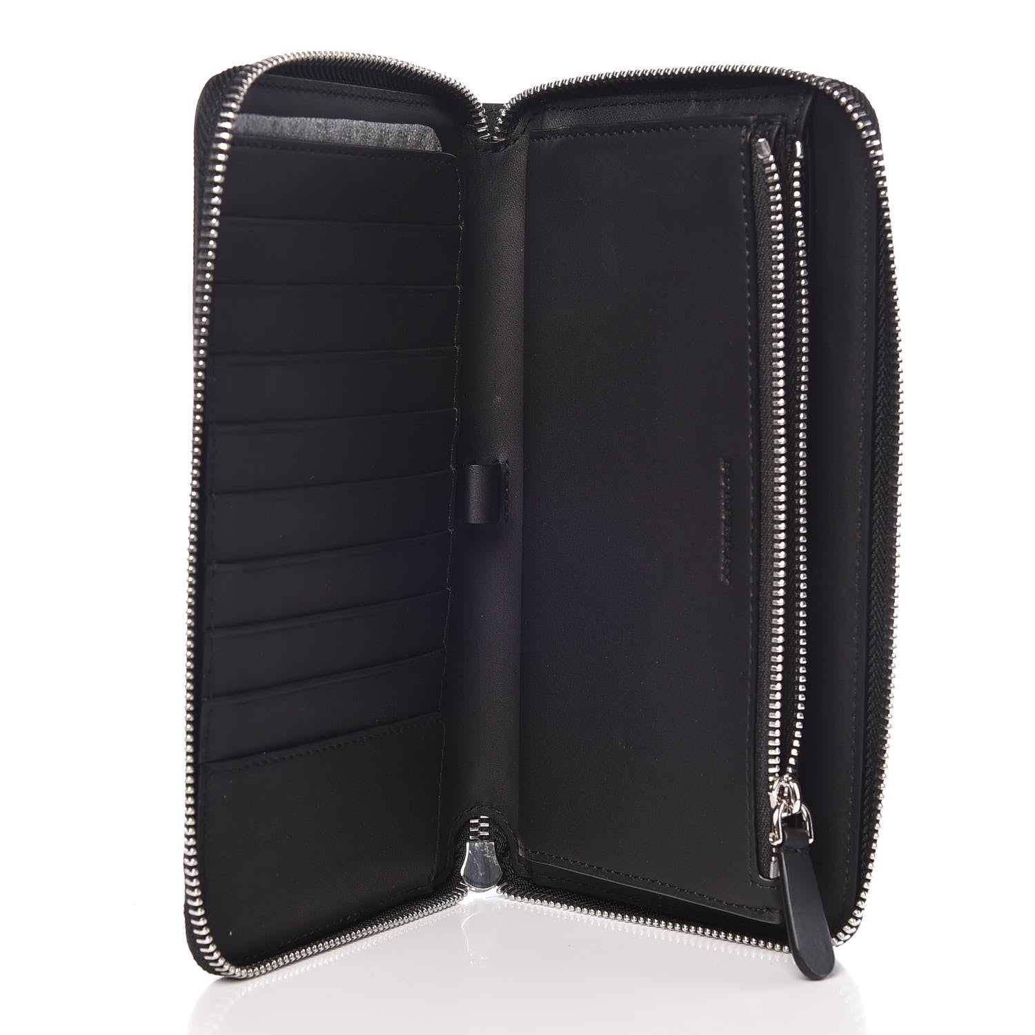 Burberry London Check Large Zip Around Wallet Charcoal 5 of 8