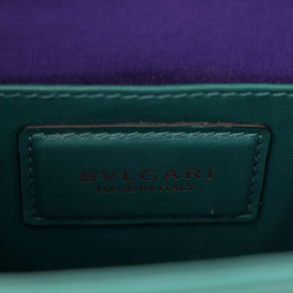 Bulgari Calfskin Serpenti Forever Crossbody Bag Emerald Green 7 of 13