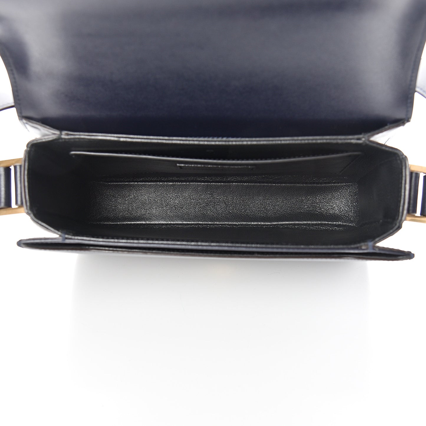 Calfskin Medium Le 61 Shoulder Bag Navy