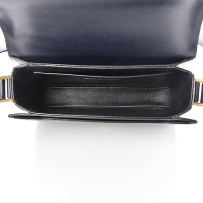 Saint Laurent Calfskin Medium Le 61 Shoulder Bag Navy 4 of 14