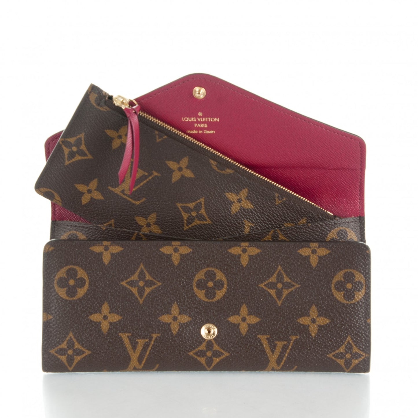 Monogram Josephine Wallet Fuchsia