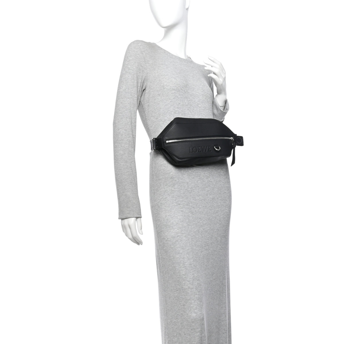Classic Calfskin Convertible Sling Bag Black