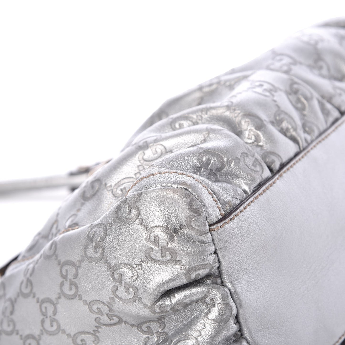 Guccissima Medium D Gold Hobo Silver