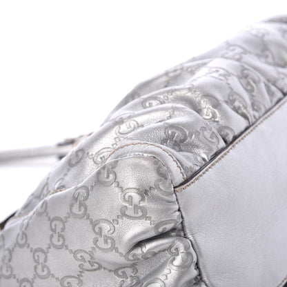 Gucci Guccissima Medium D Gold Hobo Silver 11 of 20
