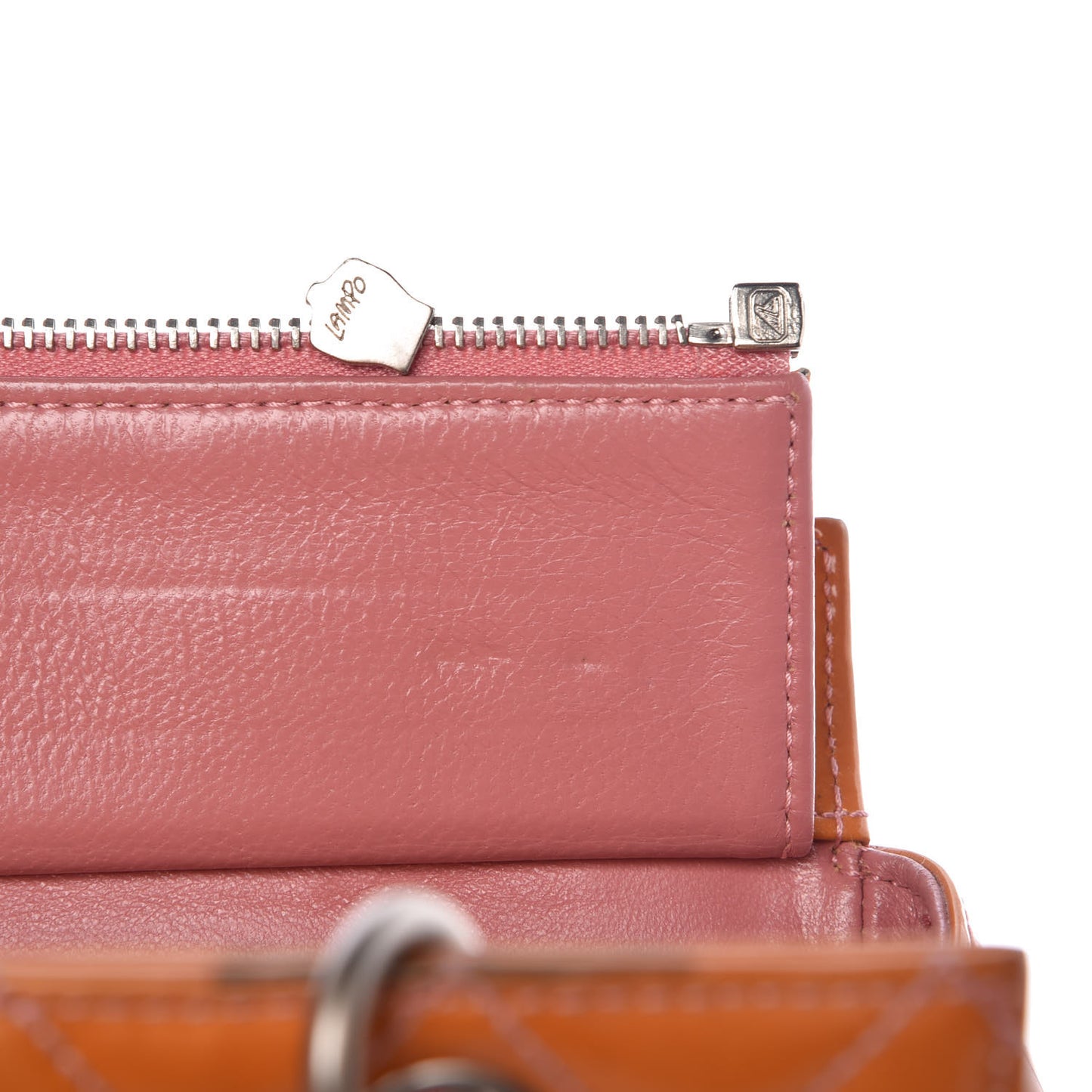 Patent Quilted Petit Timeless Tote PTT Orange