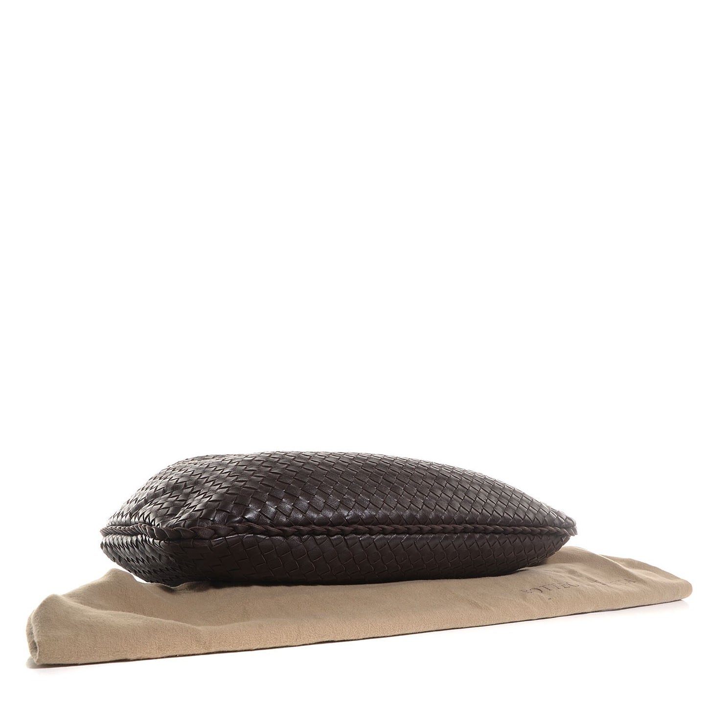 Nappa Intrecciato Large Veneta Hobo Ebano