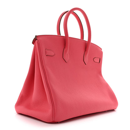 Hermes Togo Birkin 35 Rose Lipstick 3 of 14