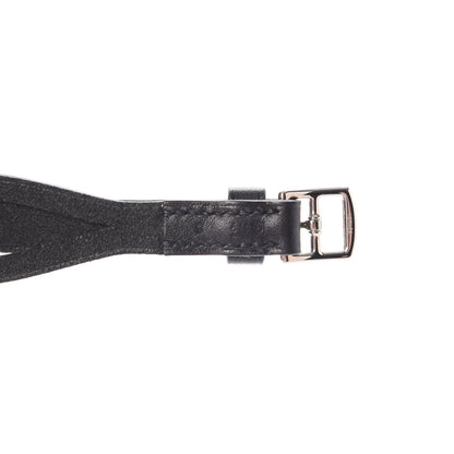 Hermes Vache Hunter Etriviere Braided Belt S Black 5 of 7