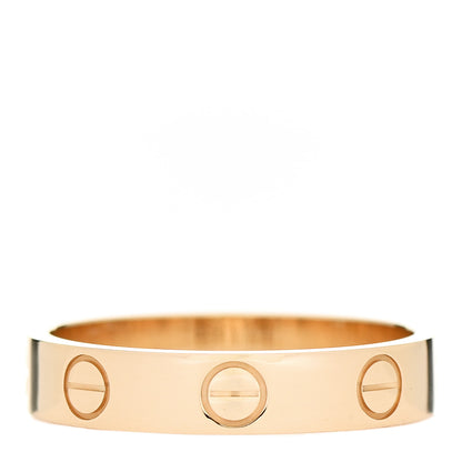 Cartier 18K Yellow Gold 3.5mm LOVE Wedding Band Ring 51 5.75 3 of 5