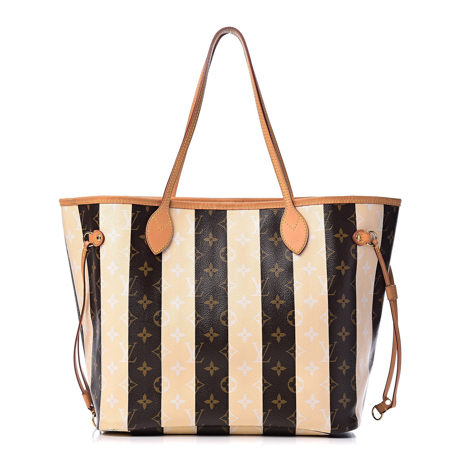Louis Vuitton Monogram Rayures Neverfull MM 1 of 17
