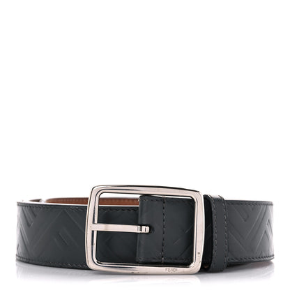 Fendi Calfskin FF Embossed Belt 110 42 Black 1 of 13