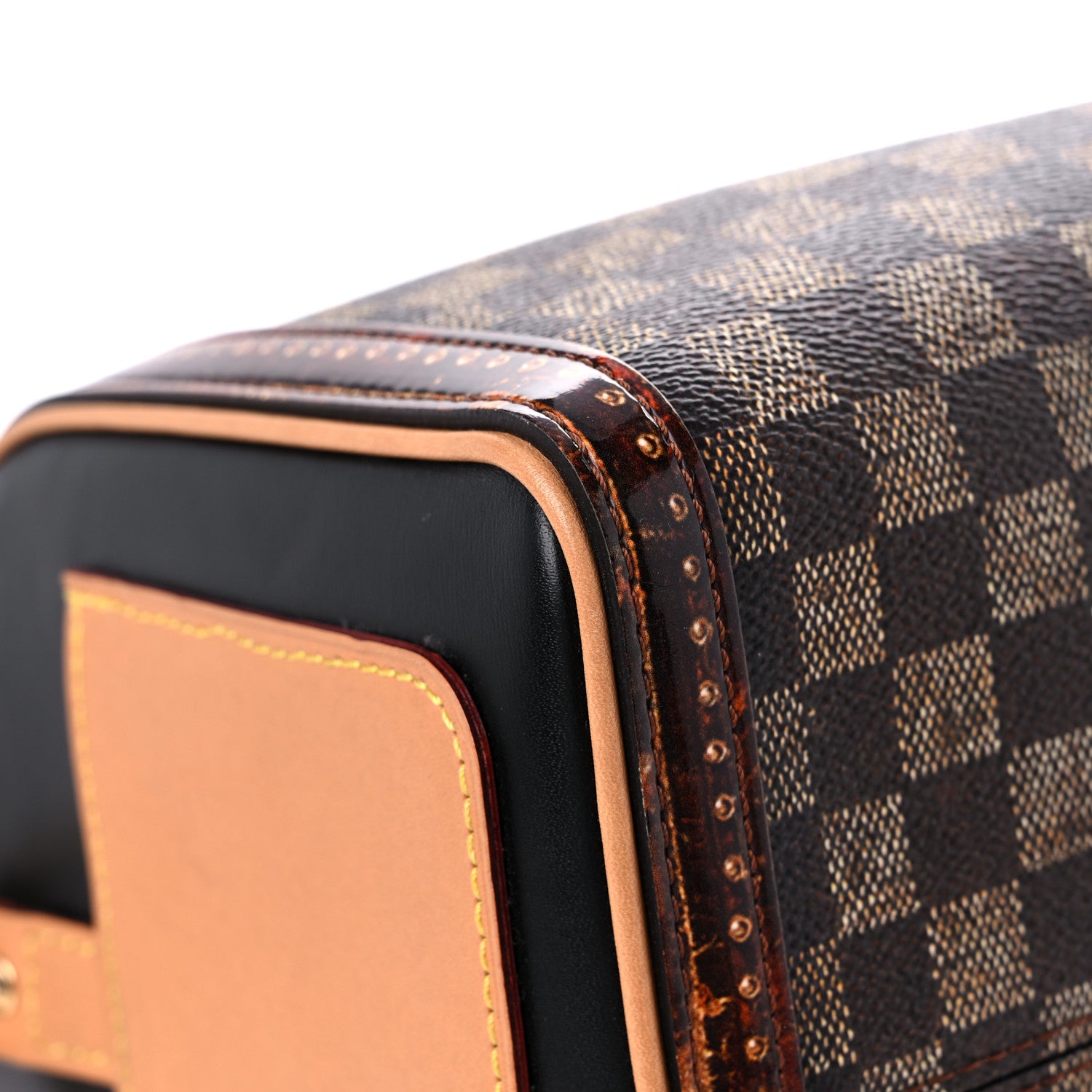 Louis Vuitton Transformed Damier Ebene Time Trunk Speedy Bandouliere 25 Black 7 of 14