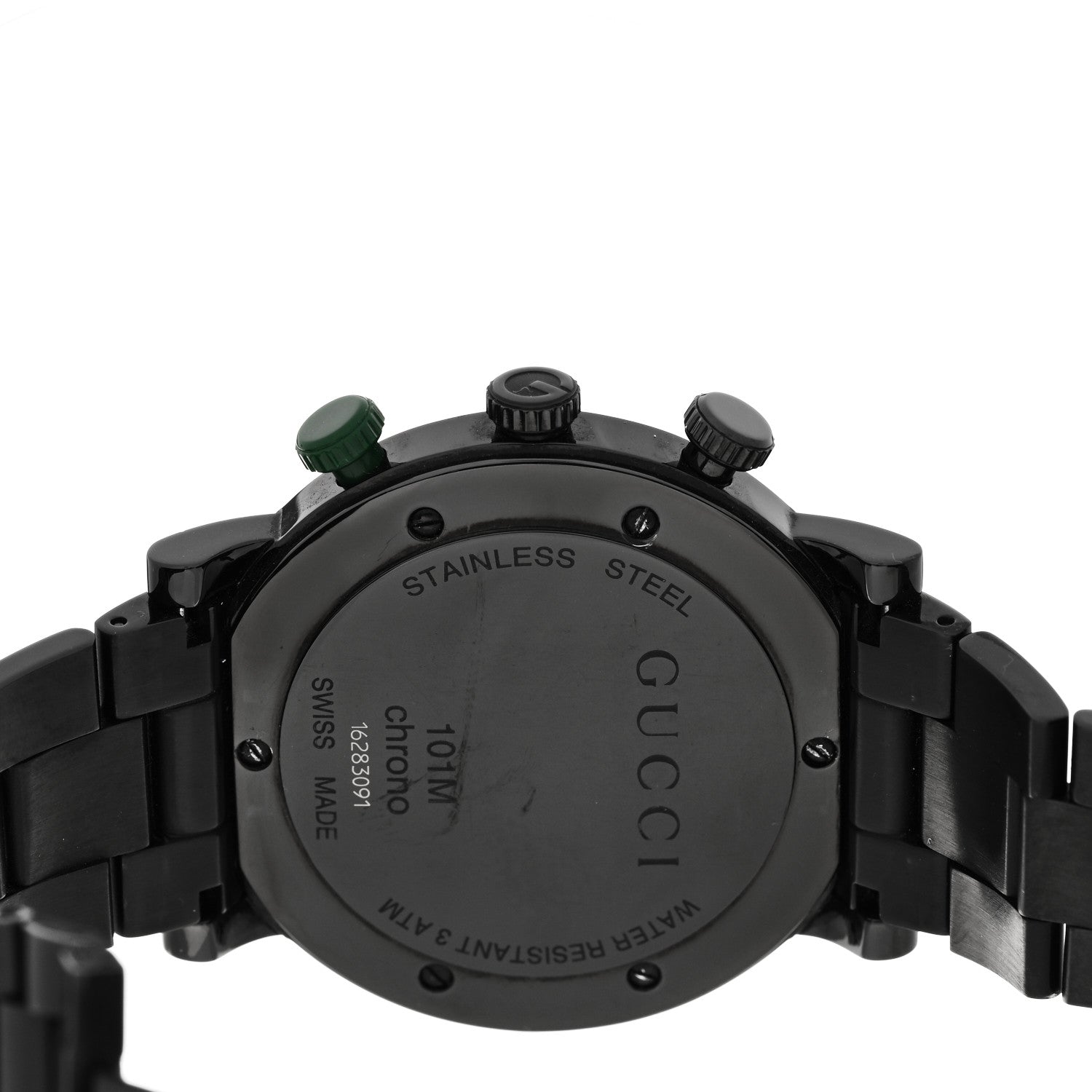 Gucci PVD Stainless Steel 44mm 101M G-Chrono Quartz Watch Black 4 of 4