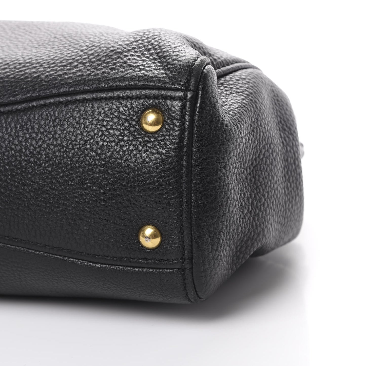 Vitello Daino Tote Black
