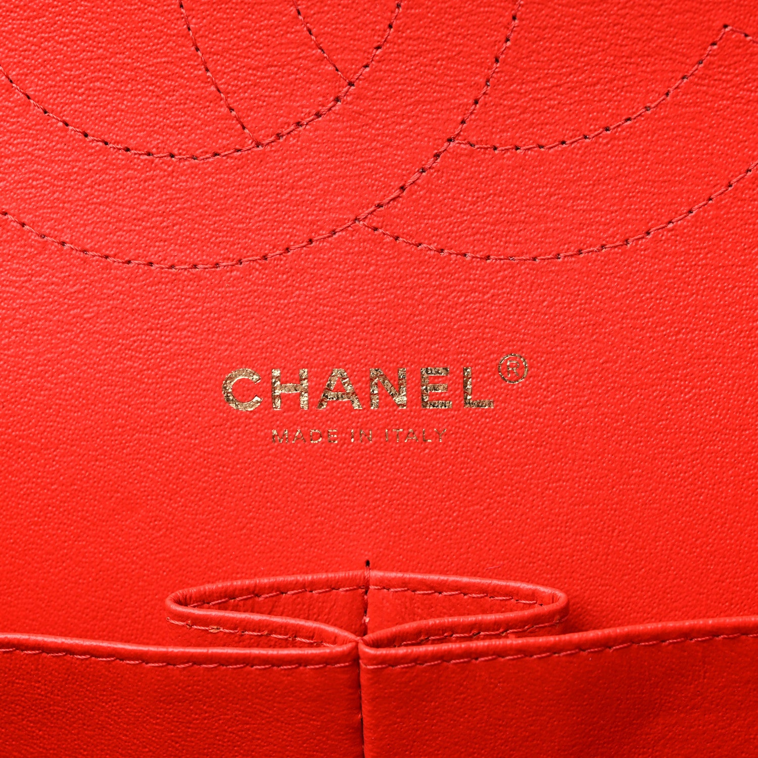 Chanel Caviar Quilted Jumbo Double Flap Red 6 of 9