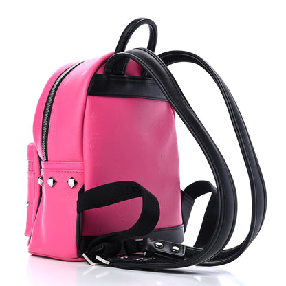 MCM Odeon Studded Small Backpack Beetroot Pink 3 of 9