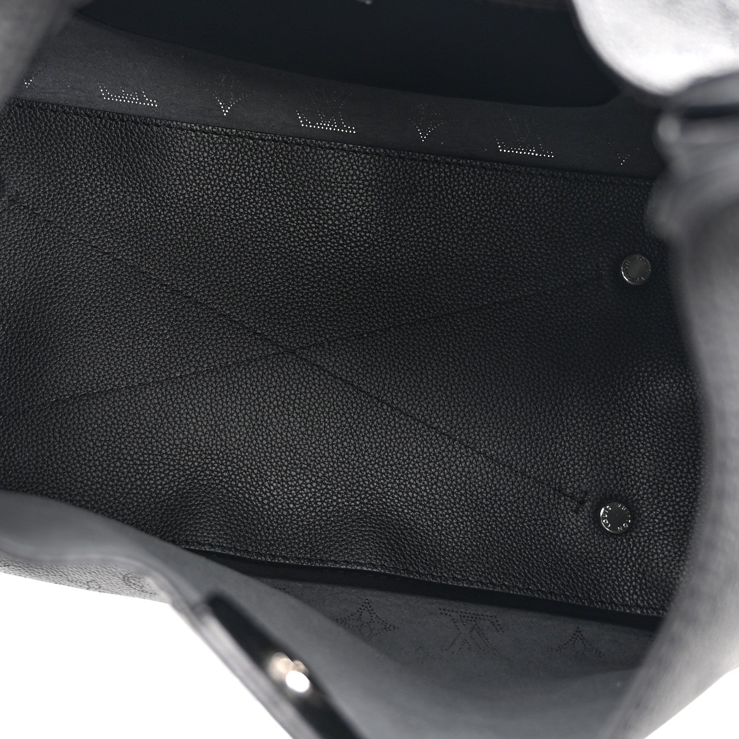 Louis Vuitton Mahina Carmel Hobo Black 5 of 9