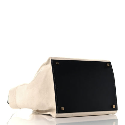 Celine Cotton Canvas Medium Phantom Luggage White 4 of 10