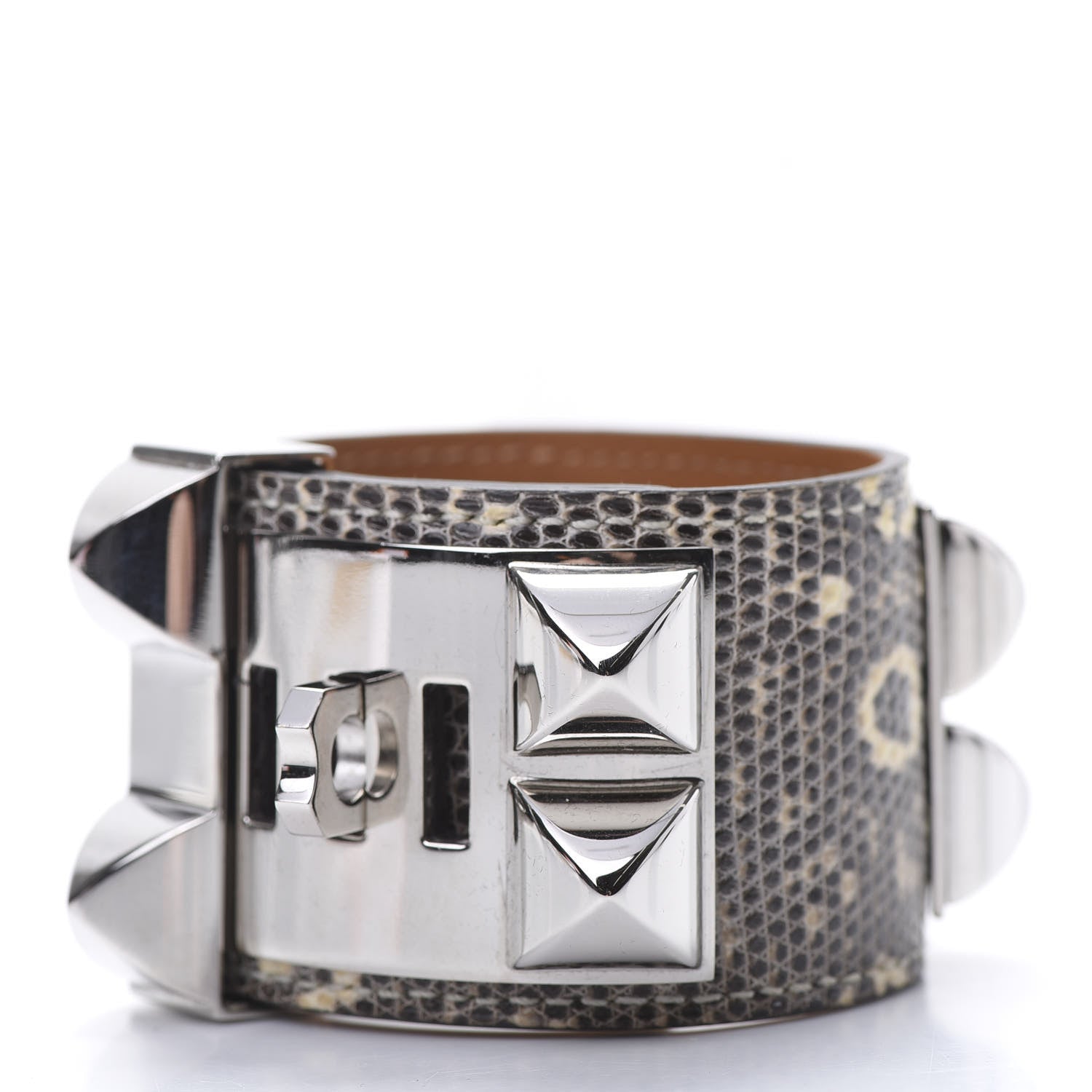 Hermes Lizard Collier De Chien CDC Bracelet T2 Ombre 3 of 7