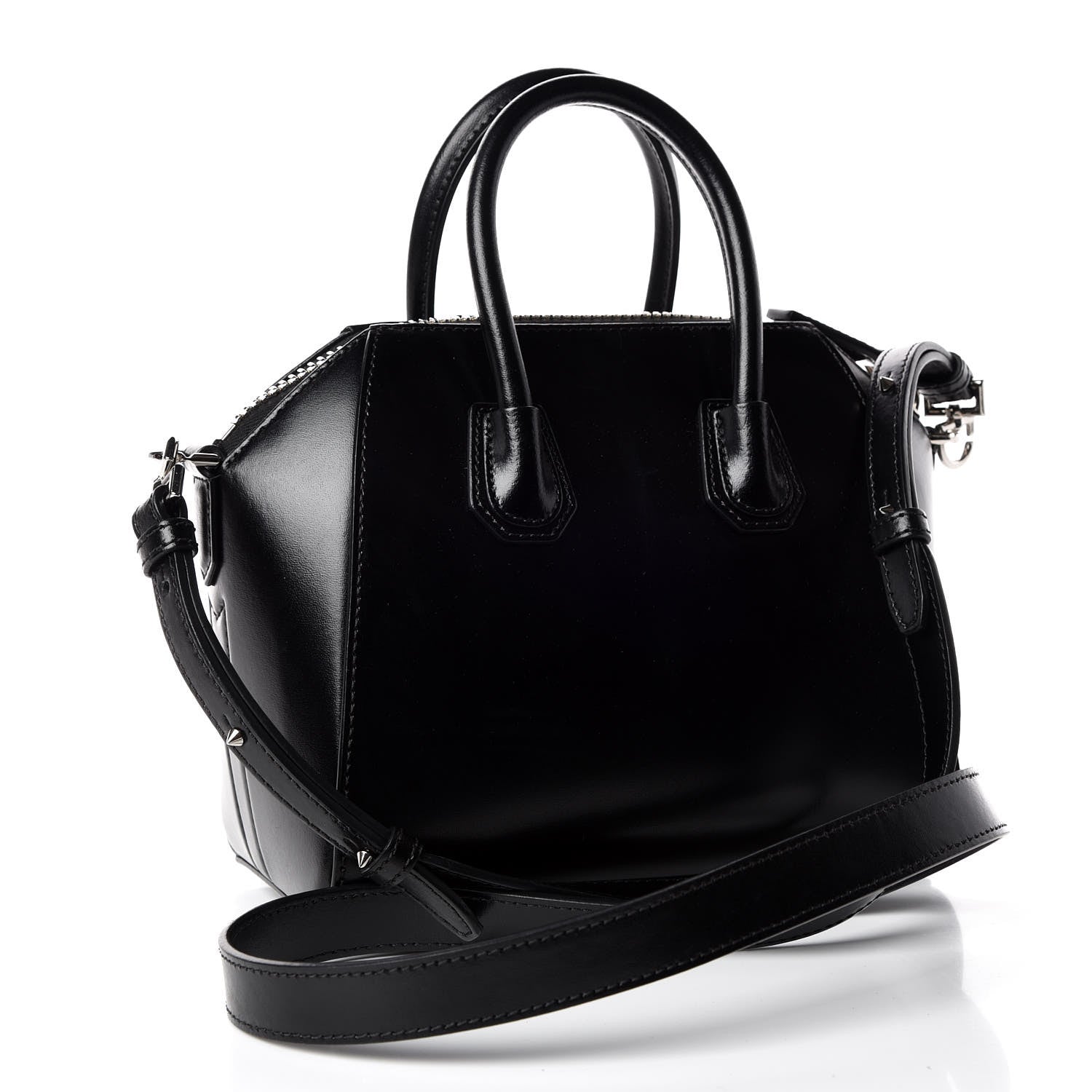 Givenchy Shiny Lord Calfskin Mini Antigona Black 3 of 11