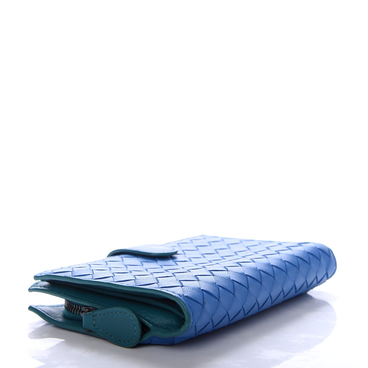 Bottega Veneta Nappa Intrecciato Continental Wallet Bleuette Lagoon 4 of 7