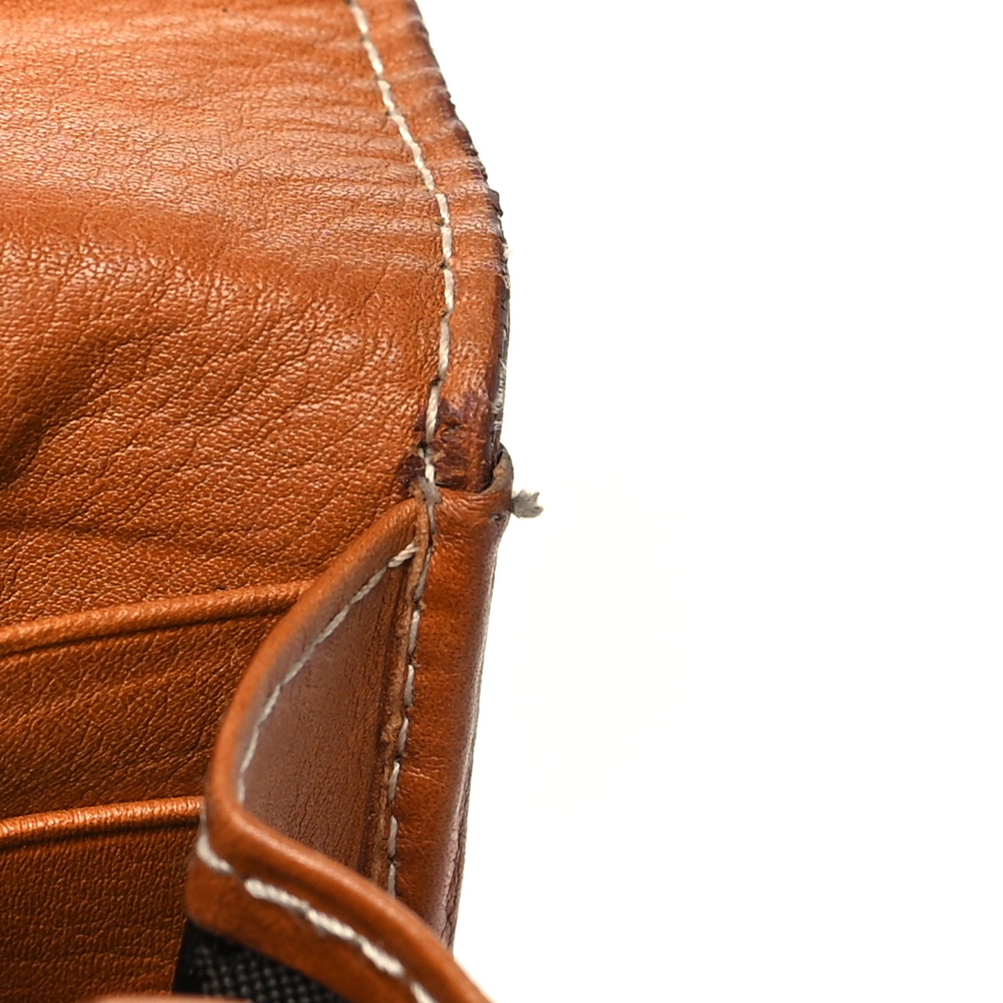 Calfskin Saddle Wallet Brown