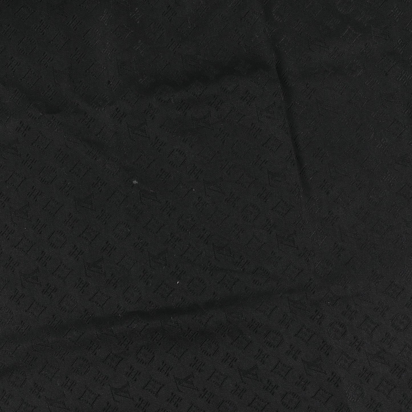 Silk Cashmere Monogram My Everything Shawl Black