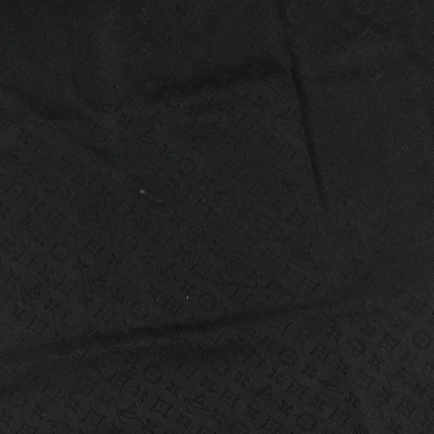 Louis Vuitton Silk Cashmere Monogram My Everything Shawl Black 3 of 5
