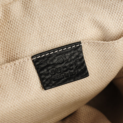 Gucci Pebbled Calfskin Studded Small Soho Disco Bag Black 6 of 7