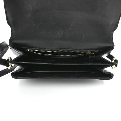 Saint Laurent Smooth Calfskin Le Maillon Satchel Black 5 of 15