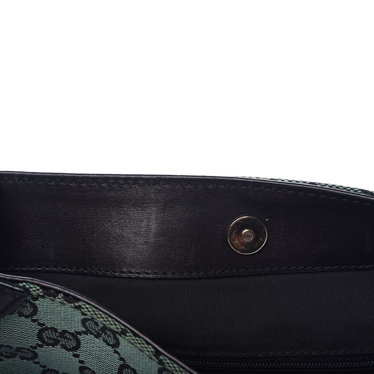 Gucci Monogram Signature Hobo Shoulder Bag Green 16 of 16
