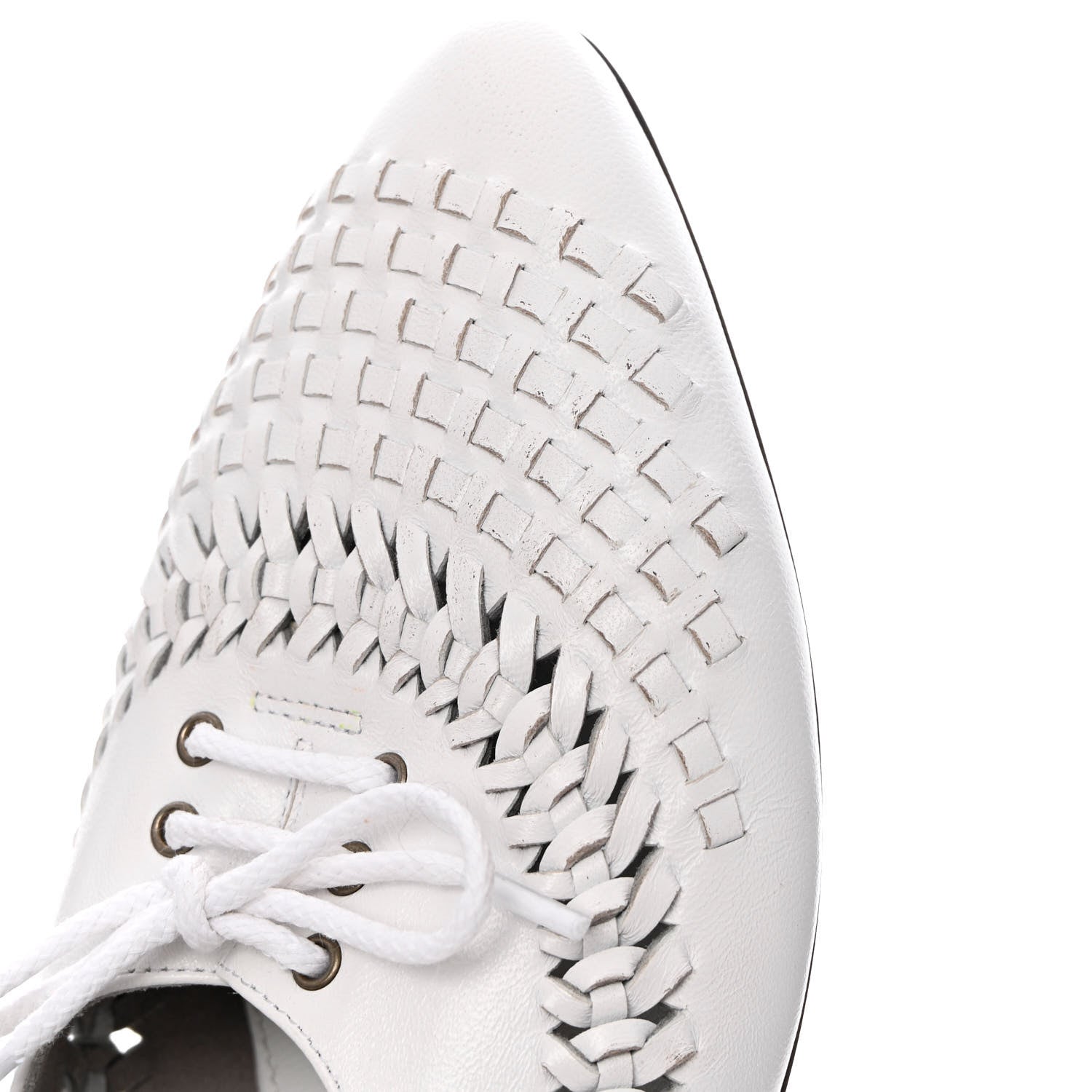 Saint Laurent Calfskin Flats 39 White 12 of 12
