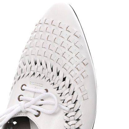 Saint Laurent Calfskin Flats 39 White 12 of 12