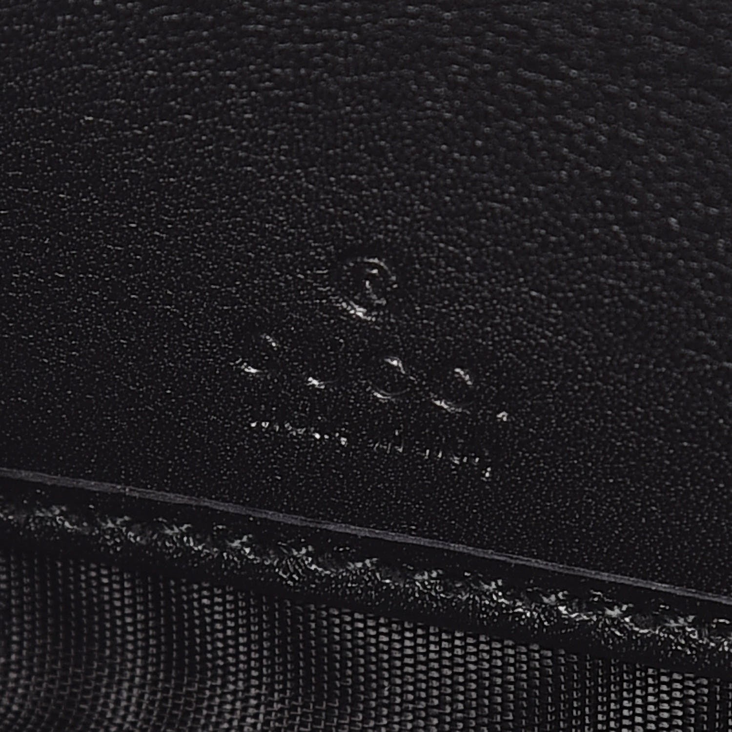 Gucci Calfskin Matelasse Pearly GG Marmont Zip Around Wallet Black 8 of 10