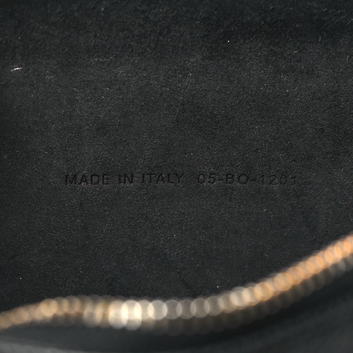 Grained Calfskin Caro Double Pouch Black