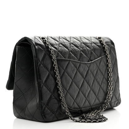 Chanel Aged Calfskin Quilted 2.55 Reissue 227 Flap Black 3 of 11