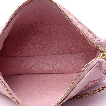 Louis Vuitton Empreinte Monogram Giant By The Pool Mini Pochette Accessories Bouton De Rose 3 of 4