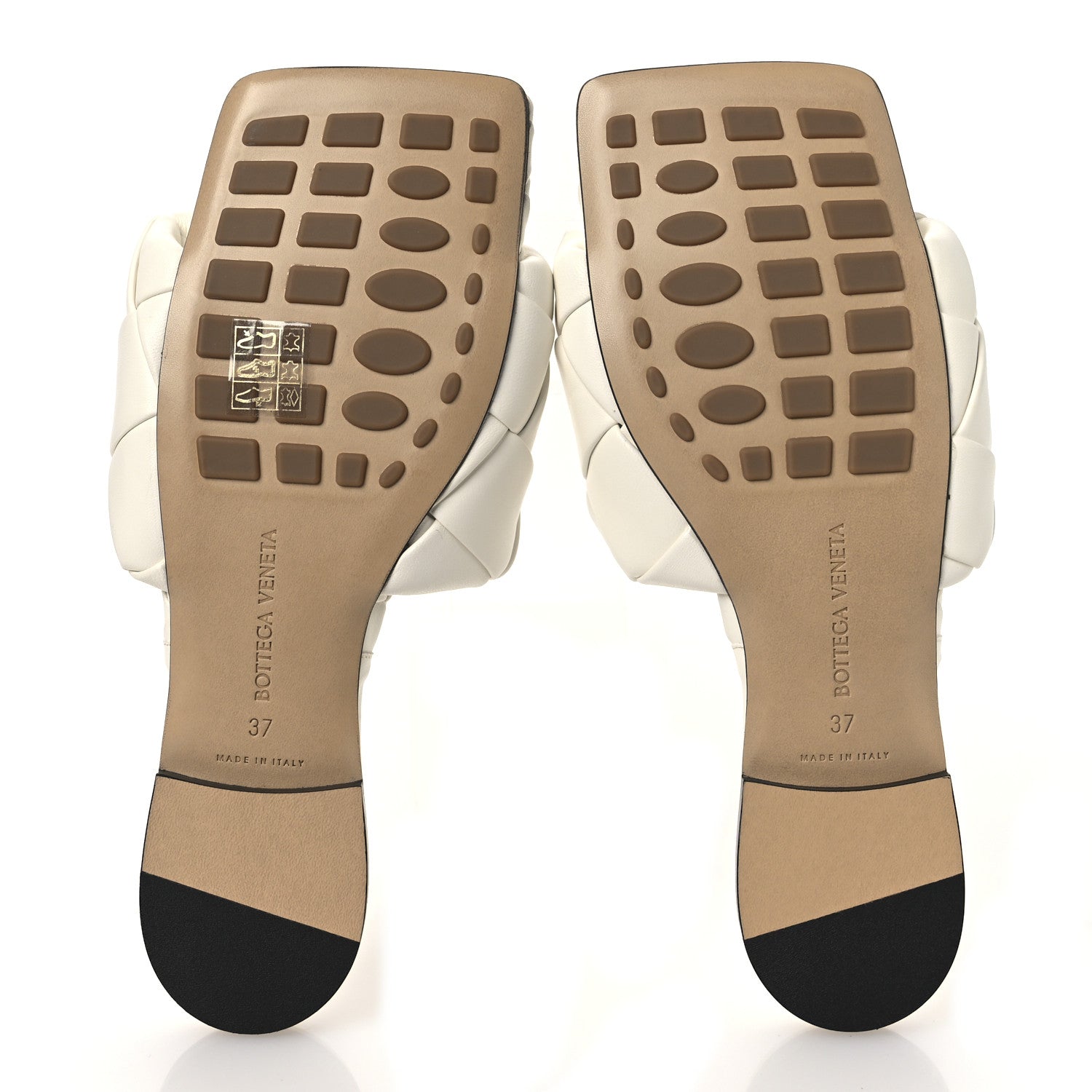 Bottega Veneta Nappa Maxi Intrecciato Lido Flat Sandals 37 Wax 7 of 11