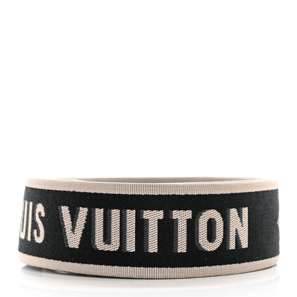 Louis Vuitton Jacquard Diane Shoulder Strap Black Ivory 1 of 3