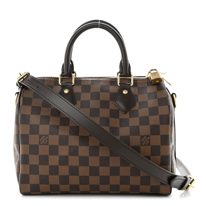 Louis Vuitton Damier Ebene Speedy Bandouliere 25 1 of 11
