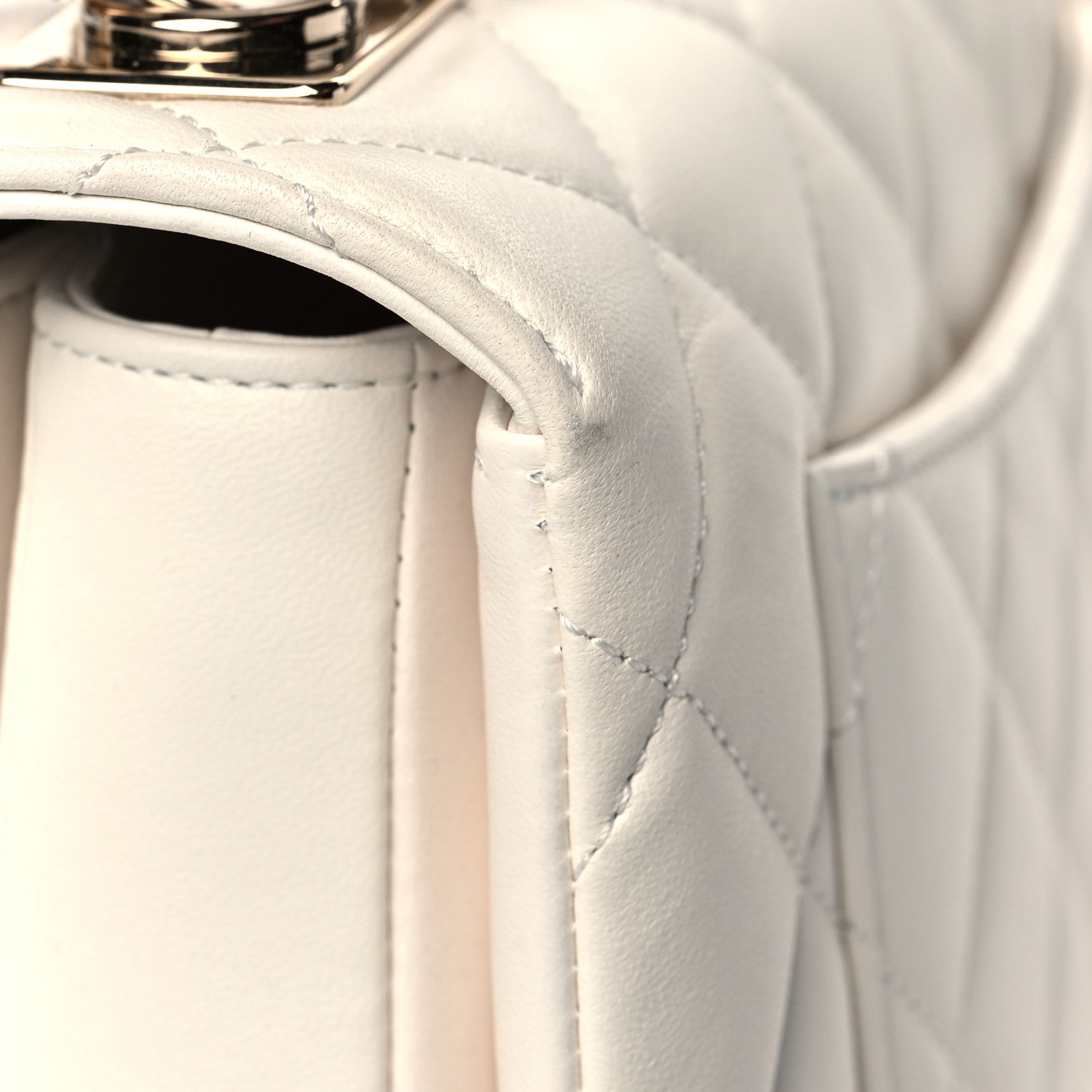 Chanel Lambskin Quilted Small Trendy CC Dual Handle Flap Bag White 10 of 11