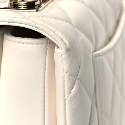 Chanel Lambskin Quilted Small Trendy CC Dual Handle Flap Bag White 10 of 11