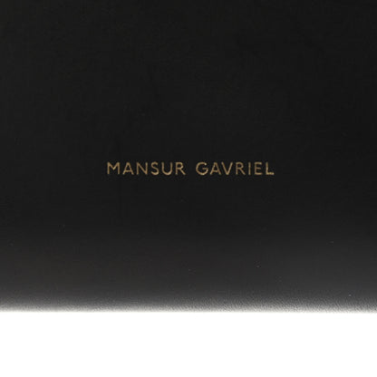 Mansur Gavriel Vegetable Tanned Calfskin Bucket Bag Black Flamma 8 of 11