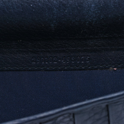Gucci Pebbled Calfskin Soho Zip Around Wallet Blue 7 of 7